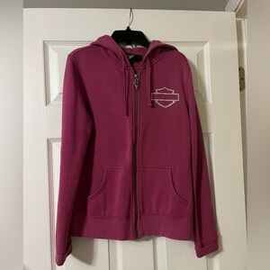 Women’s Harley Davidson jacket.